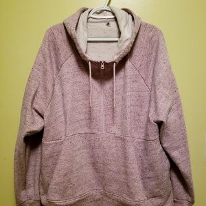 Cowell neck active wear hoodie 3X